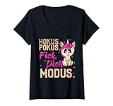 Motiv mit einem Einhorn und dem Spruch Hokus Pokus Fick Dich Modus! Für alle die das Leben nicht all zu Ernst nehmen und viele falsche Menschen um sich herum haben. Ideale und lustige Geschenkidee als Geburtstagsgeschenk und Weihnachtsgeschenk.
