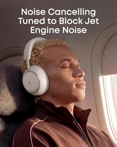 Image of Soundcore Anker Space 2 Bluetooth 6.1 Over-Ear Headphones, Travel-Ready | Active Noise Cancelling, 50H Playtime, LDAC Hi-Res, Dual Connection, Clear Calls, Nap Mode, Wearing Detection, Fast Charging