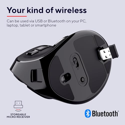 Souris Verticale sans Fil Ergonomique Soulagez vos Tensions PC Mac - 5