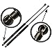 Qty (2) 13mm Metal End Lift Supports 32" extended 250lbs Pressure