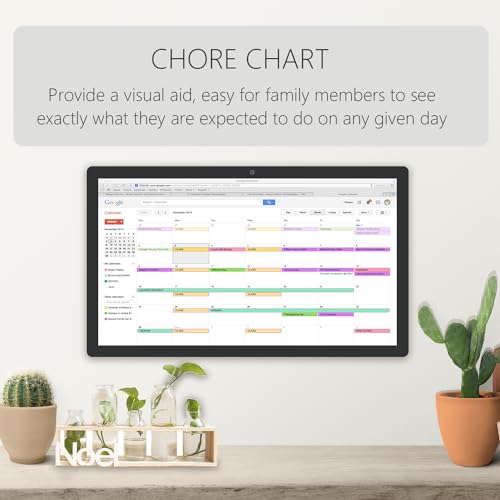 Image of Large Touchscreen Monitor Digital Electronic Calendar, Downloadable APP,10-Point Touch,16:9 Display, Android 11 with 4 RAM & 32GB ROM,Perfect for Office, Business, and Home (21.5 inch)