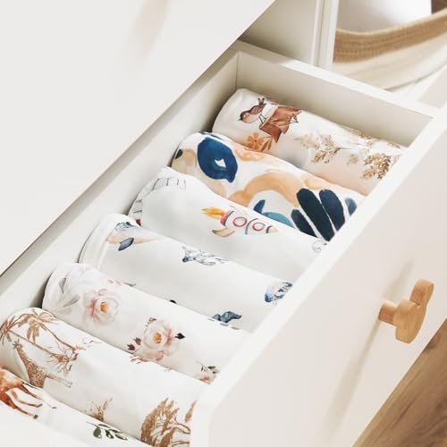 Image of GRSSDER Baby Blankets Super Soft Jersey Knit Swaddle Blanket for Baby Girls and Boys, Double Layer Receiving Blankets 34 x 44 Inches, Extra Large for Baby Swaddling, Dream Print
