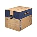 Bankers Box SmoothMove Prime Moving Boxes, Tape-Free and Fast-Fold Assembly, Large, 24 x 18 x 18 Inches, 6 Pack (0062904)