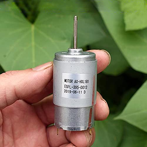 Metal Back Cover Silent 395 Motor DC 24V 8800 RPM Low Power Consumption High Torque Magnet Power Tool Motor