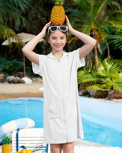 Image of BesserBay Boys Girls Swim Cover Up Terry Cloth Swimwear
