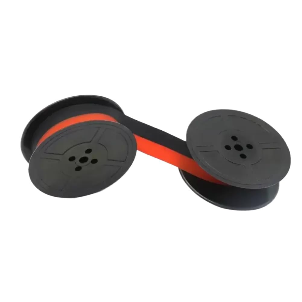 Ruban pour Machine à écrire GR9, Double Bobine Rouge et Noir, Compatible avec Les Fournitures d'imprimante Hero, 5 pièces