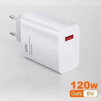120 Watt Turbo Fast Charger and Cable Set Charger Set Compatible with All Phones with Type-C Input Charging Head Charging Cable Charging Adapter