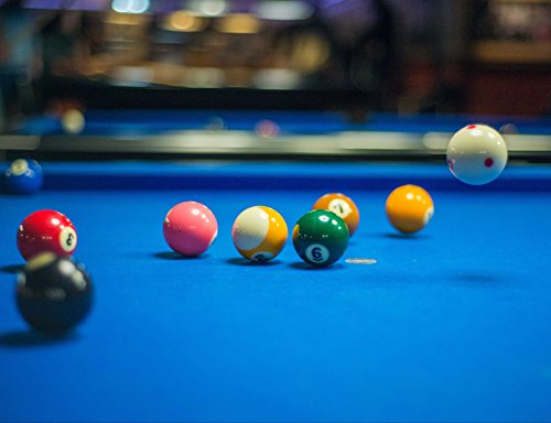 hansepuzzle 43046 - Billard Puzzle 1000 Teile - Sport-Puzzle mit hochwertiger Aufbewahrung: Kartonbox und wiederverschließbarem Beutel - Format 60 × 46 cm