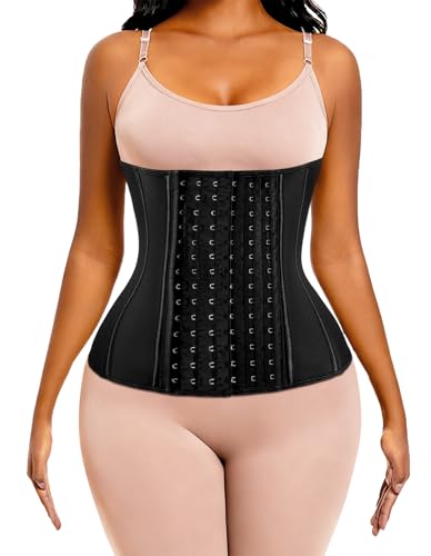 Image of ECOWALSON Waist Trainer for Women - 9/25 Steel Bones & Additional Extender Cincher Corset for Hourglass body Shaper