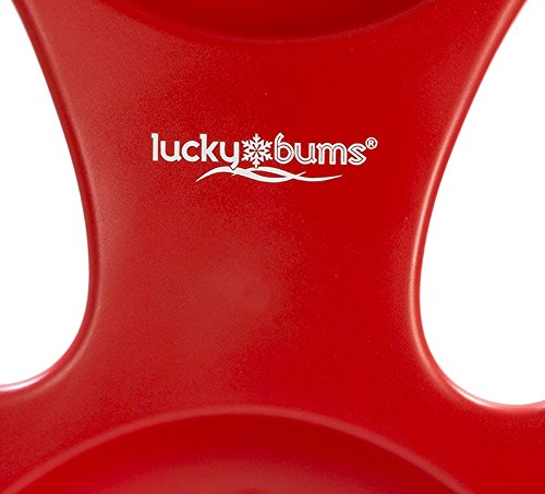 Lucky Bums Plastic Torpedo Sled, Red - Thumbnail 2