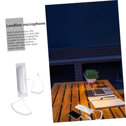 Headset vintage clásico para smartphone y pc con conector de cable 4
