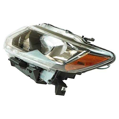 Image of TRQ Driver Side Headlight Assembly Halogen Compatible with 2014-2016 Nissan Rogue NI2502226