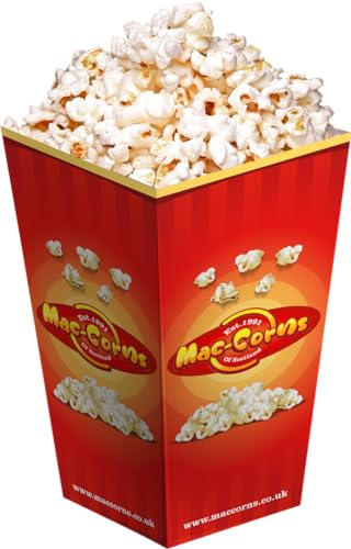 MacCorns Bulk Sweet Popcorn | 3kg Resealable Bulk Packs of Sweet Popcorn x 4 | Crispy & Delicious Sugar-Coated Popcorn | Ideal For Parties, Events & Large Gatherings | Free from GM, Dairy & Nut