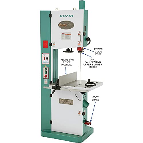 Grizzly Industrial G0701-19" 5 Hp Ultimate Bandsaw #TOP1