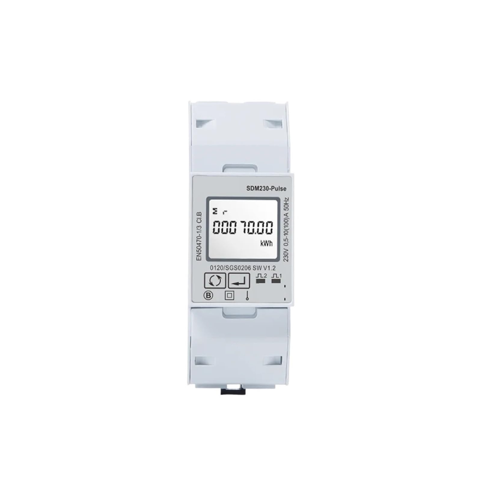 SDM230 Pulse 230V 10 A Medidor de energía monofásico 2 putputs Medición bidireccional