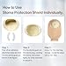 WansMed Stoma Guard and 50 Pairs of Stickers | Ultimate Protection for Your Ostomy Bag