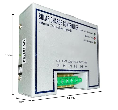 Image of 12V /24V Auto PWM 20A Solar Charge Controller for Exide Battery Charger