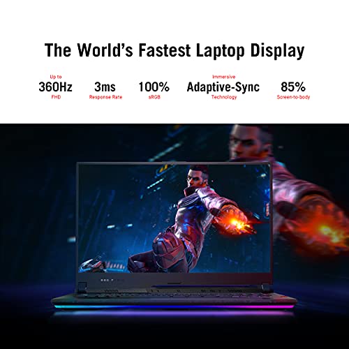 ROG Strix Scar 17 Laptop da Gaming, Display IPS FHD da 17.3" a 360Hz, AMD Ryzen 9 5900HX, 16GB di RAM DDR4, SSD da 1TB, NVIDIA GeForce RTX 3080, Tastiera Inglese Opti-Mechanical, Windows 10 Pro - Notebook - Immagine 2