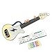 Hape Learn with Lights Electronic Ukulele Blue | Leaning and Band Mode | Musical Instrument