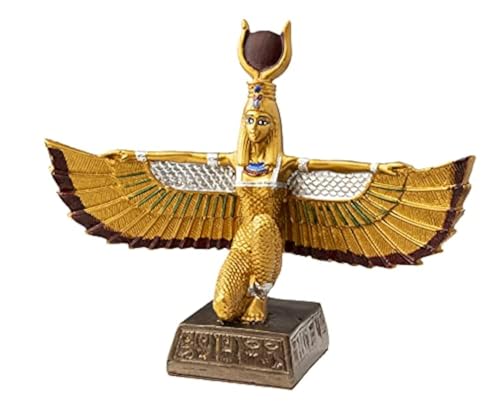Discoveries Egyptian Imports - Golden Winged Isis - 6" -
