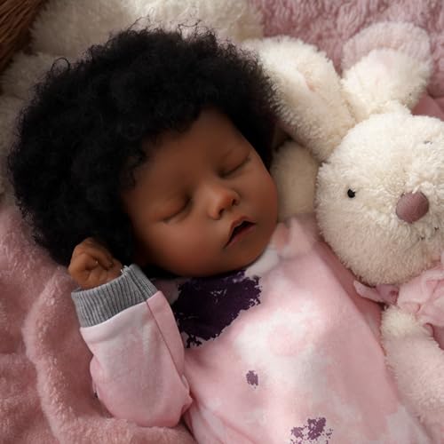 JIZHI Lifelike Reborn Baby Dolls Black - Image 4