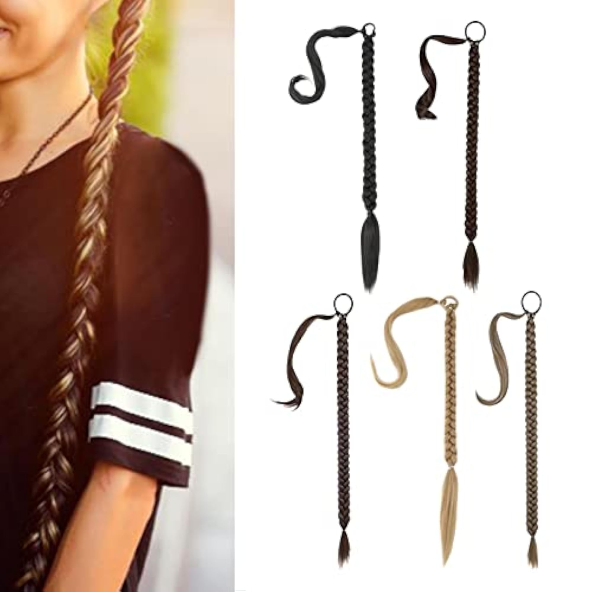 Wrap Around Ponytail Extension Synthetic Hair