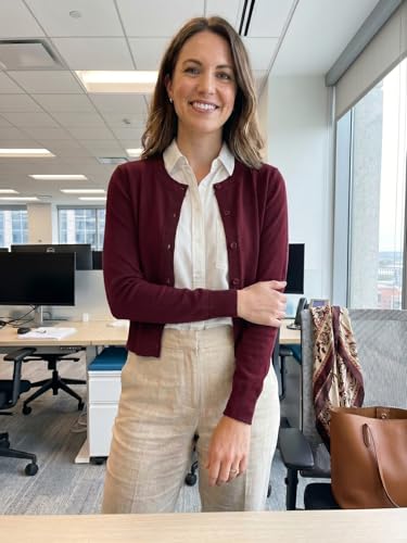 Image of LETDIOSTO Cropped Cardigan Bolero Shrug for Women, Button Down Long Sleeve Knit Sweater for Dresses,for Jeans, XS to XL