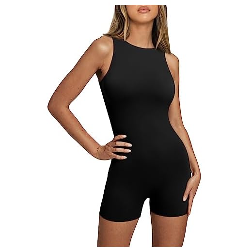 AUTOMET One Piece Jumpsuits For Women Shorts Unitard Bodysuit Workout Rompers Sexy Summer Outfits Gym Yoga y2k Clothes Trendy 2023