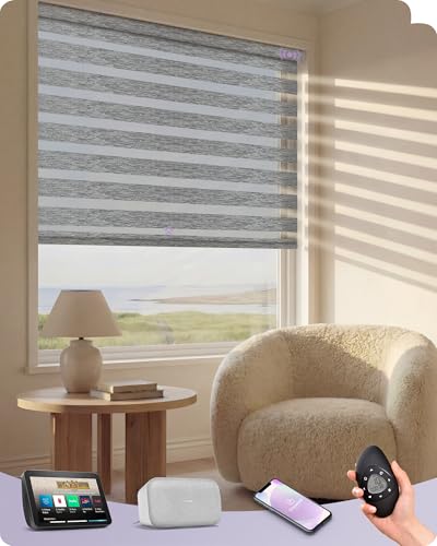 Graywind Motorized Zebra Blinds