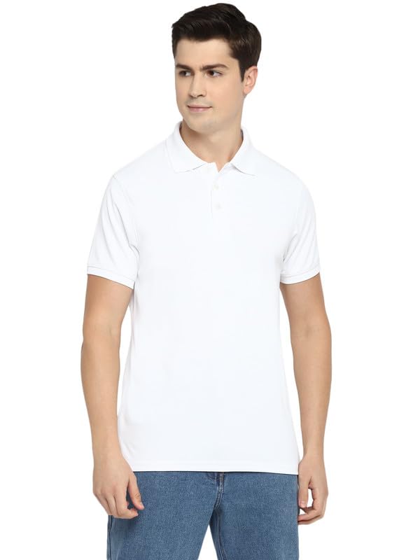 Image of Southern Alps Polo Collar T-Shirt with Moisture Wicking for Men