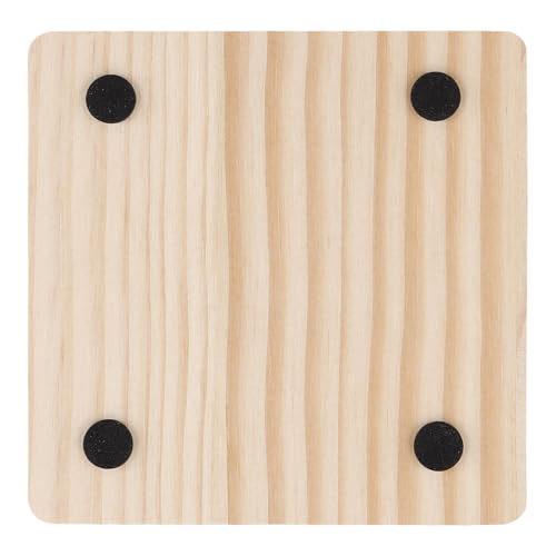 Dessous de verre en bois isolant pour boissons chaudes et froides en lot de 30 pièces durables - 4