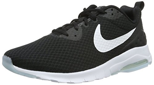 Nike Men's Air Max Motion Low Cross Trainer, Black/White, 10.0 Regular US