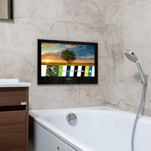 WaterVue Bathroom Smart Tv Black, WEBOS, HD, IP65 Waterproof, Mist Free,Built-in-speakers (32, Inches) - Image 3