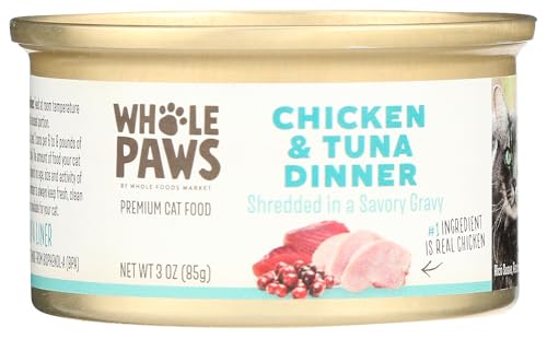 Whole Paws Chicken and Tuna Recipe Cat Food 3 oz
