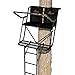 BIG GAME 2-Person Ladder Tree Stand for Hunting Deer with Seat, 16' Tall, Camo/Black - Adjustable Climbing Treestand with Platform and Safety Harness for Shooting