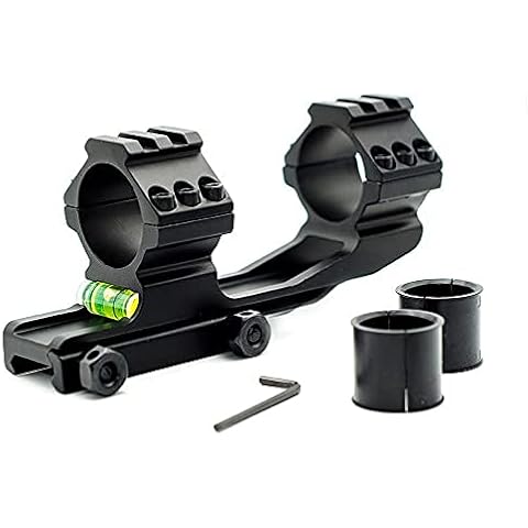 Dasen One-Piece Scope Mount with Bubble Level for Picatinny Rail Fits 1 inch /30mm Diameter Riflescopes Cover