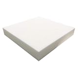 2" X 18" X 18" Upholstery Foam Medium Firm Soft Support, Chair Cushion Square Foam for Dinning Chairs, Wheelchair Seat Cushion Replacement