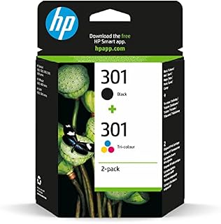 HP N9J72AE 301 Original Ink Cartridges, Black and Tri-Colour, Multipack and £10 Instant Ink Credit