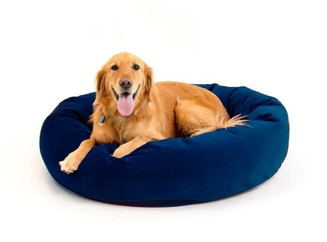 Pet Royal Dog Bed & Cat Velvet Bed Black Color Anti-Skid Bottom & Machine Washable Round(Reversible)-Medium (B0BLDPXFV3) Amazon Price History, Amazon Price Tracker