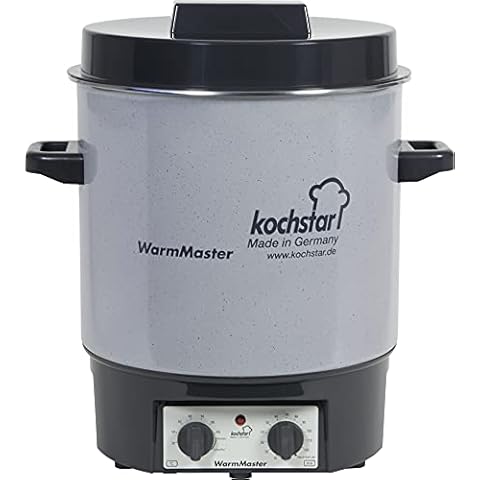 Kochstar Einkochautomat WarmMaster S (Einkochtopf / Einkocher mit Uhr, 1800 W, 230 V, 27-29 L) 24118 Cover
