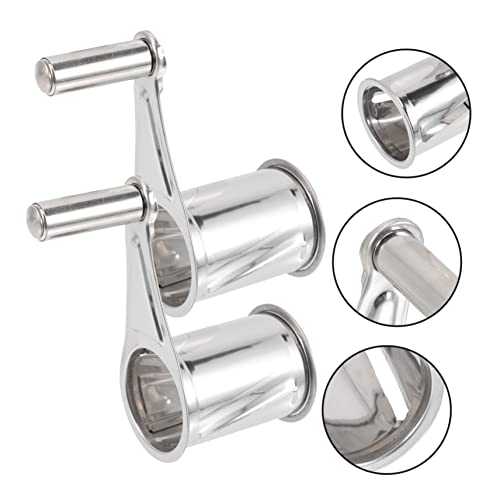Rallador giratorio de acero inoxidable con mango, 2 piezas miniatura 2