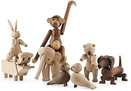 Kay Bojesen wooden figurine, brown, 7 cm x 7 cm