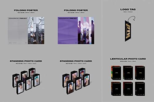 Álbum de fotos KAKAO M P1HARMONY - DISHARMONY: FIND OUT (3er álbum mini) versión TURN OUT (sin póster) miniatura 4