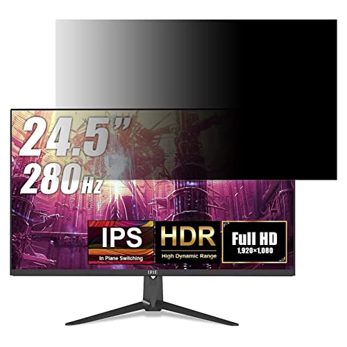 FFF SMART LIFE CONNECTED FFF-LD25G2-CAT 向けの 24.5インチ 16:9 覗き見防止 フィルター プライバシーフィルター パソコンPC モニター 液晶保護フィルム 覗き見防止シート ブルーライトカット 反射防止 セキ