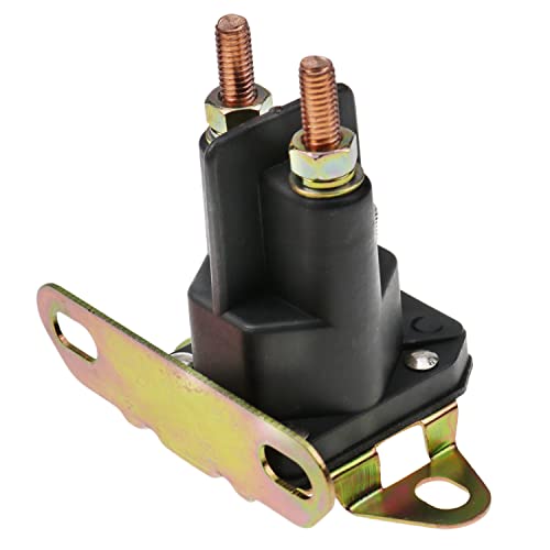 Relé universal de solenoide para motor de arranque 12V 3 polos compatible con Bad Boy, Hustler, Kohler, Trombetta y Stens miniatura 5