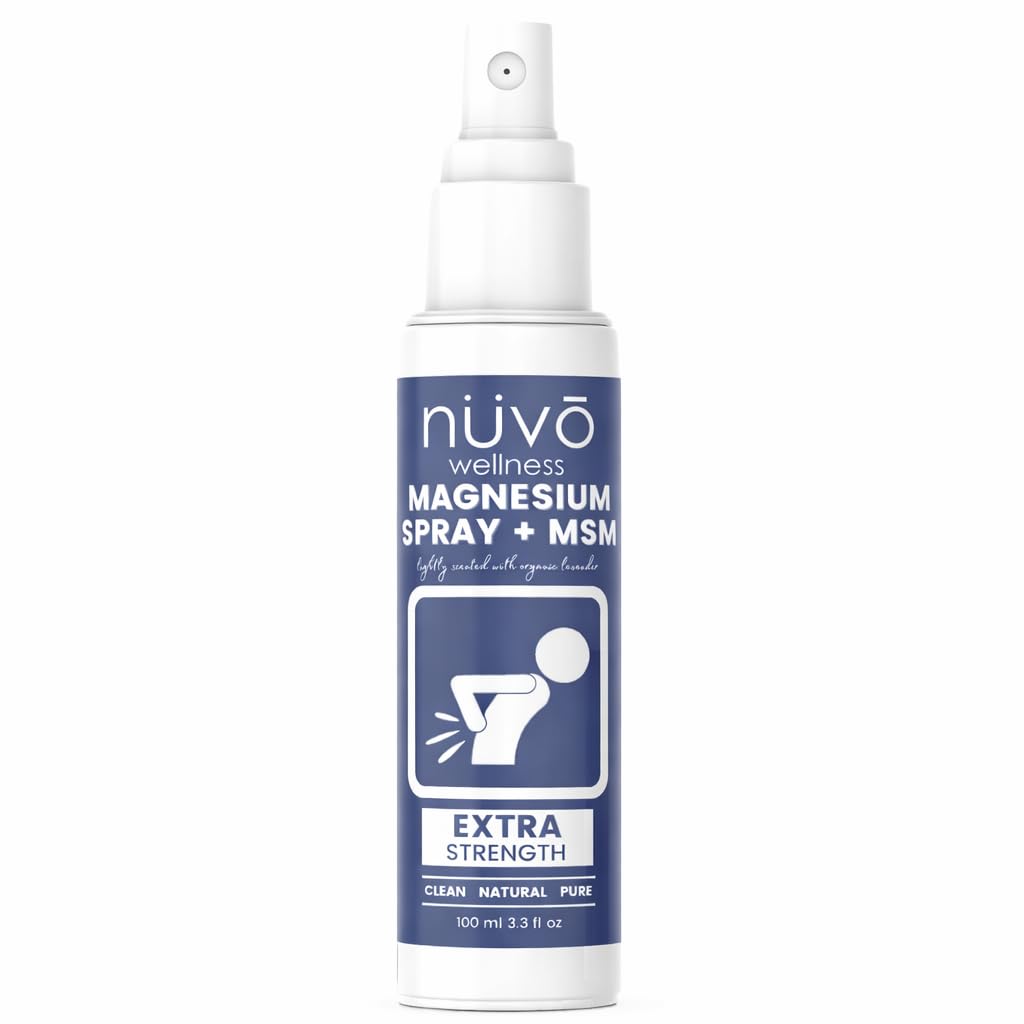 NUVO WELLNESS Spray de Magnésio com Cloreto de Magnésio e MSM 200 mg/mL 100 mL
