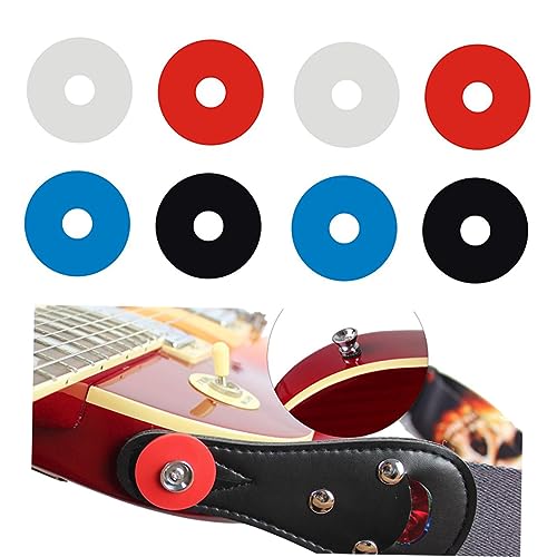 ERINGOGO Guitar Strap Locks Anti-block Lock Button for Guitar Straps Easy Install