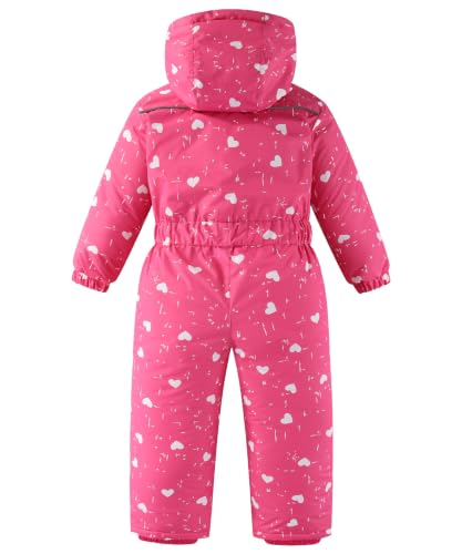 Image of Hiheart Boys Girls One Piece Snowsuit Waterproof Ski Snowboard Coverall