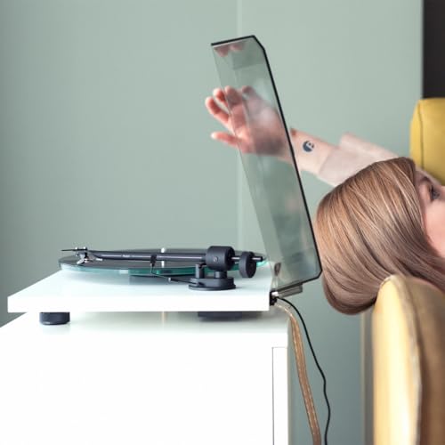 Pro-Ject Tourne-disque T1 Evo Phono avec préampli intégré (blanc) - Les Beatles, Paul McCartney, John Lennon, RIngo Starr, George Harrison Pro-Ject Tourne-disque T1 Evo Phono avec préampli intégré (blanc) – Image 3