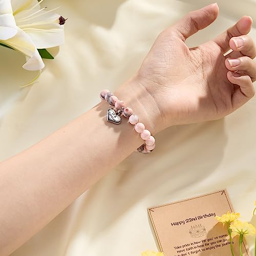 Image of MIXJOY Happy Birthday Gifts for Women, Birthday Braided Beads Bracelet Gifts for Turning Age Daughter Granddaughter Niece